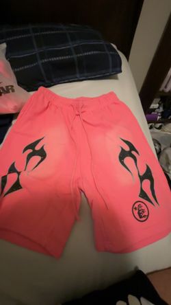 Hellstar shorts pink small, medium, and large