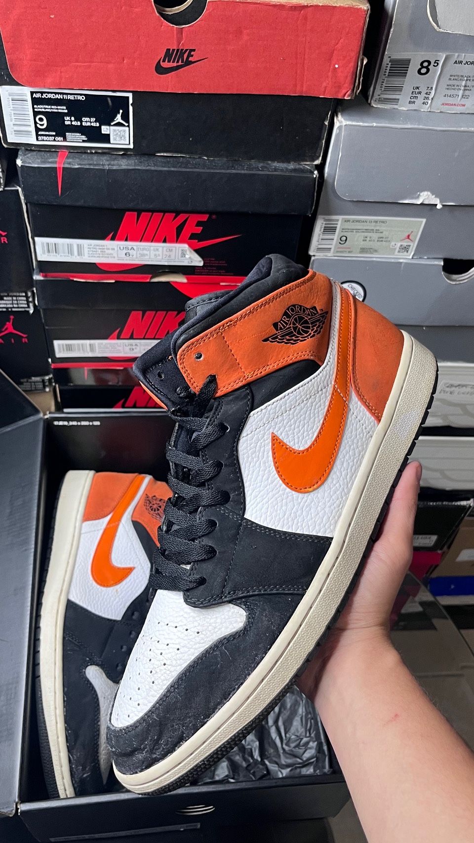 jordan 1 mid shattered backboard