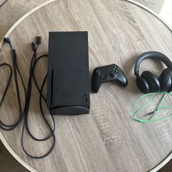 Xbox One X  With Controller, Head Set And 1TB Storage 