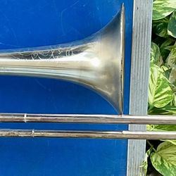 C.G. Conn Mid-1920s 4H Trombone w/ Hardshell Case