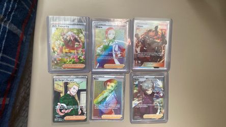 Full art and Rainbow rare trainers pokemon cards (LF offers or trades)