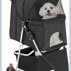 3 Wheel Dog Pet Stroller