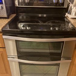 Whirlpool double oven electric stove