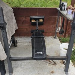 Weight Bench, Weights , Bar, Custom Rack