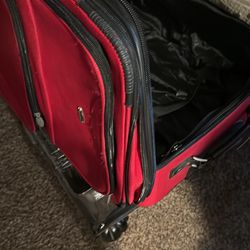 Red Carry On Suitcase 