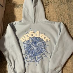 Sky Blue Sp5der Hoodie(large)