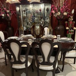 Dining room table and China cabinet