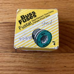 Bussmann 3 1/2 Amp Fuse 2 Pack Type S Screw In