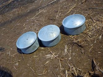 Galvanized fence post caps