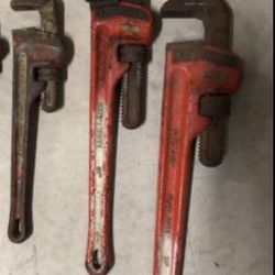 Ridged Pipe Wrenches (Will Separate)
