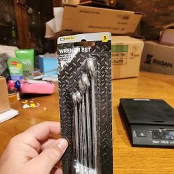 Pro Essentials Wrench Set Standard 3/8, 7/16, 1/2, 9/16, 5/8” Drop Forged B17