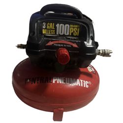 CENTRAL PNEUMATIC 3 GALLON AIR COMPRESSOR 