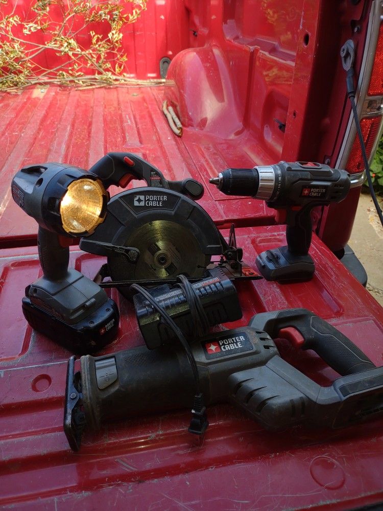 Set Of Porter Cable Power Tools