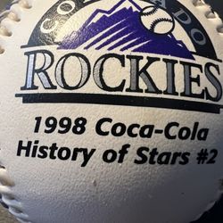 1998 Vintage Colorado Rockies Facsimile Baseball