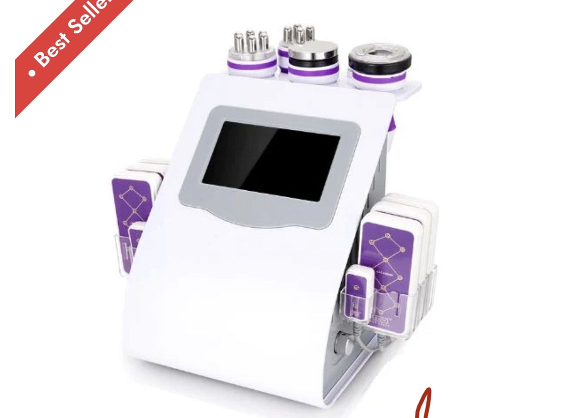 6 in 1 Body Sculpting Cavitation Machine with Lipo laser and Stand
