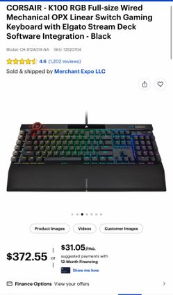 Corsair K100 Keyboard