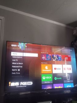 75 inch onn Roku tv with controller