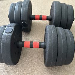 Adjustable Dumbbells