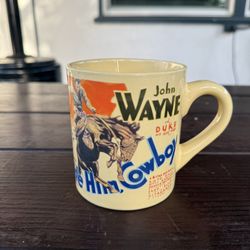 John Wayne "Ride Him, Cowboy" ceramic mug