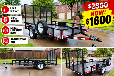 UTILITY TRAILER $1600 LIKE NEW!