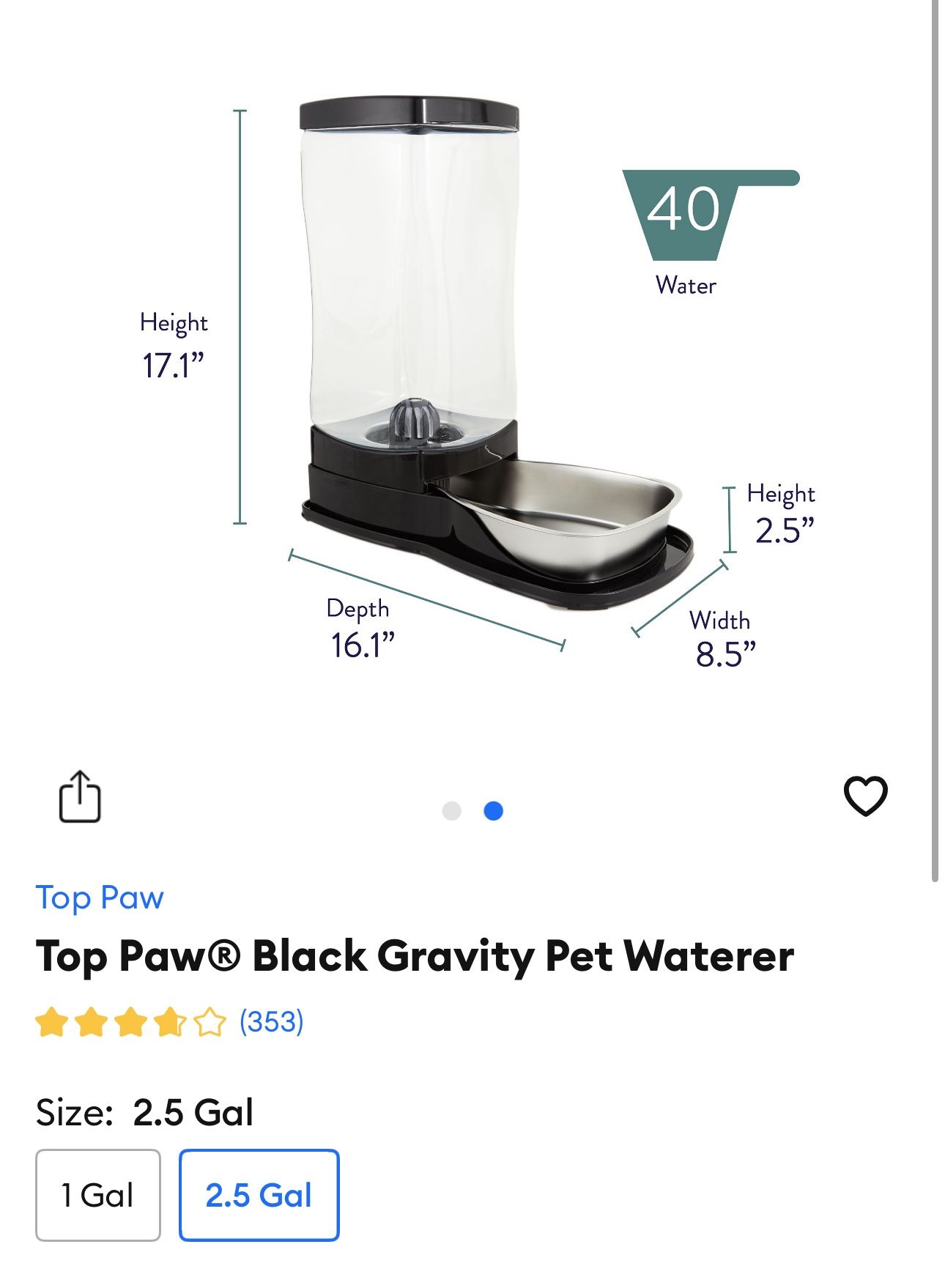 Dog Water Fountain
