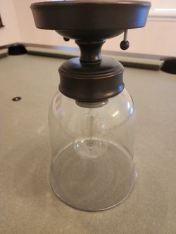 Hampton Bay Edison 1-Light Oil Rubbed Bronze