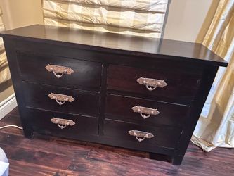 Solid wood dresser