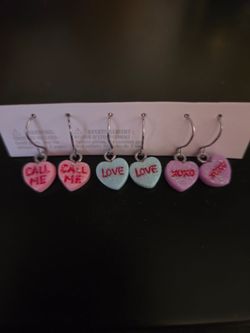Valentine's earrings