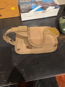Tan Tactical MOLLE Holster Pouch