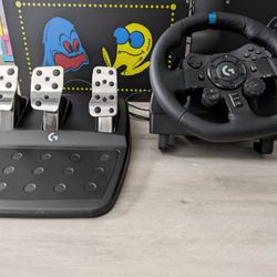 Logitech G923 Sim Racing Wheel and Pedals, Like New