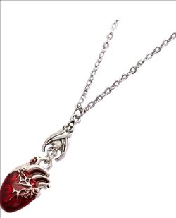 Anatomical Heart Pendant Necklace