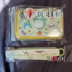 My Neighbor Totoro Tupperware and Chopsticks Set