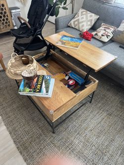 West Elm Storage Industrial Coffee Table