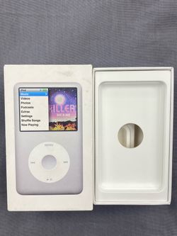 Apple iPod Classic 7th Gen 160GB Silver A1238 Tested Working Box Accessories