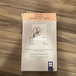 Monthly Birthday Blanket 