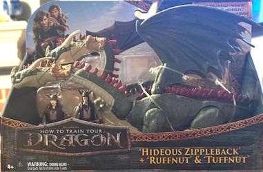 2024 Dreamworks How to Train Your DragonHideous Zippleback’ + Ruffnut & Tuffnut