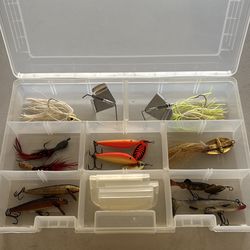 Tray full of lures