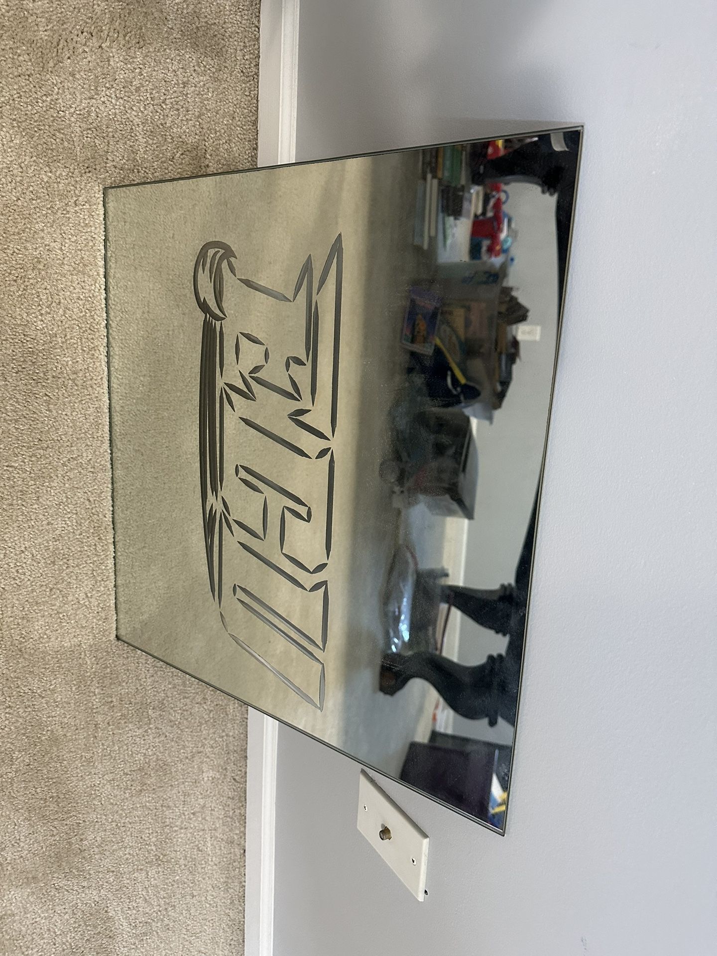 ECU Pirates Engraved mirror