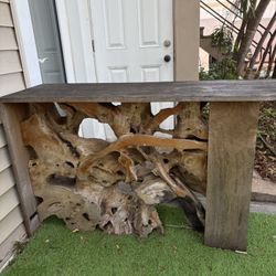 Teak Root Outdoor Table 