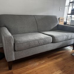 Grey 6’ long couch