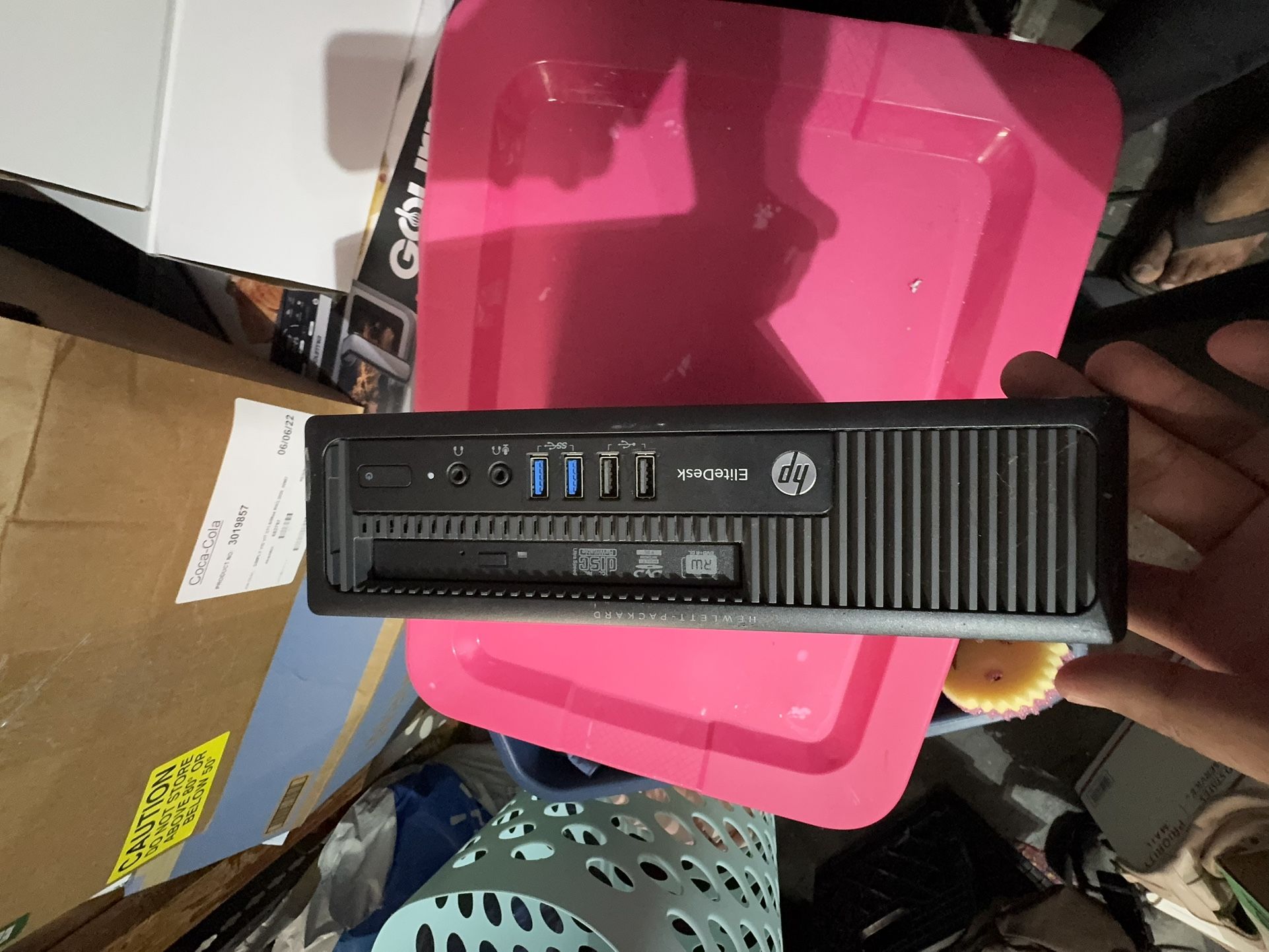 HP EliteDesk 800 G1 SFF Desktop PC Intel i5 8GB RAM Win 8 Pro / Tested