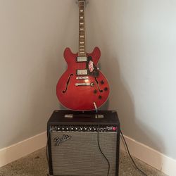 Electric Guitar + Fender Amp 