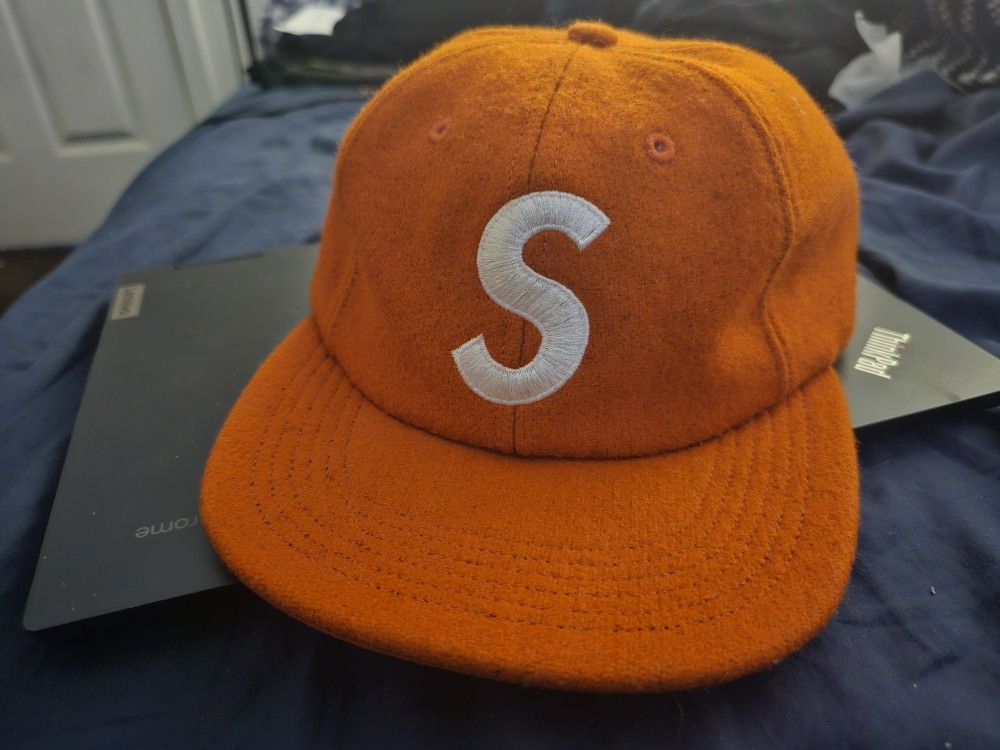 Supreme Hat Orange Retro