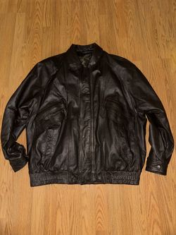Vintage brown leather jacket