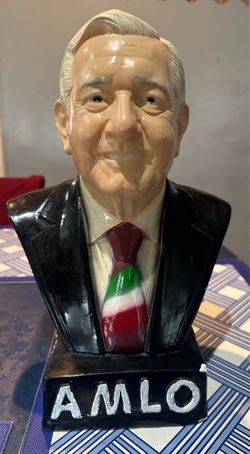AMLO Piggy Bank / Alcancia - 14” tall