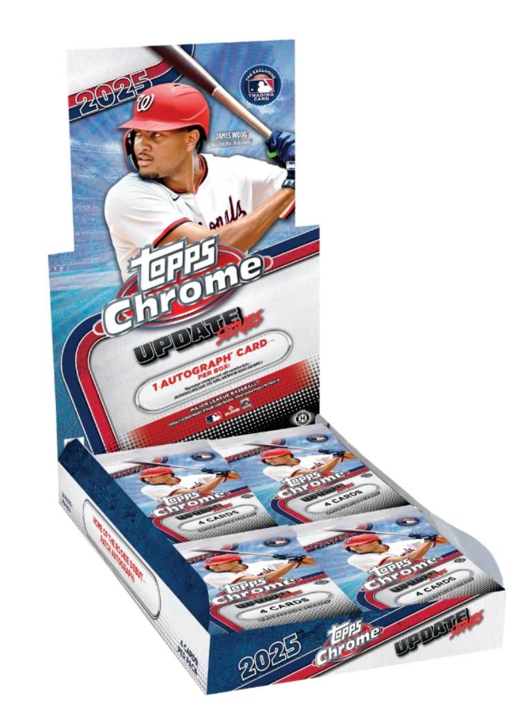 2025 Topps Chrome Update Series Baseball Hobby Box