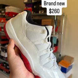 Jordan 11 Low Cherry Bottom Size 11.5 Brand New 