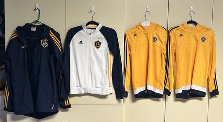 4 Perfect Adidas Galaxy MLS Jackets As Shown (S-M)