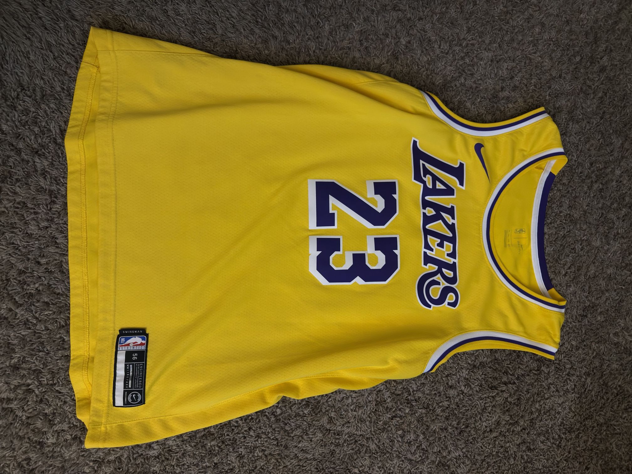 Nike Adult Los Angeles Lakers LeBron James Jersey