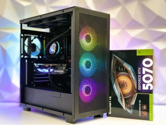 🦊 FOX 27 🦊 FINANCE AVAILABLE 🦊 FOX GAMING PC |DESKTOP| COMPUTER | AMD RYZEN 7-7800X3D | 32 GB DDR5 RAM | NVIDIA RTX 5070 | 1 TB SSD | WIN 11.